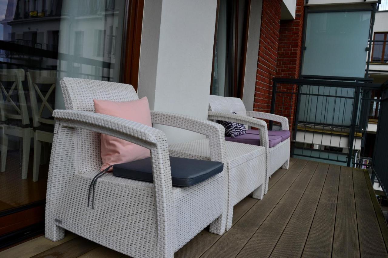 Apartamenty Centrum Nad Motlawa Z Widokiem Na Patio Z Balkonem Гданьск Экстерьер фото